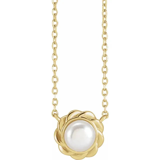 Modern Freshwater Pearl Necklace