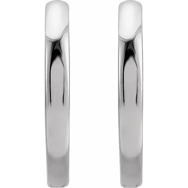 15mm Hinged Hoop Earrings
