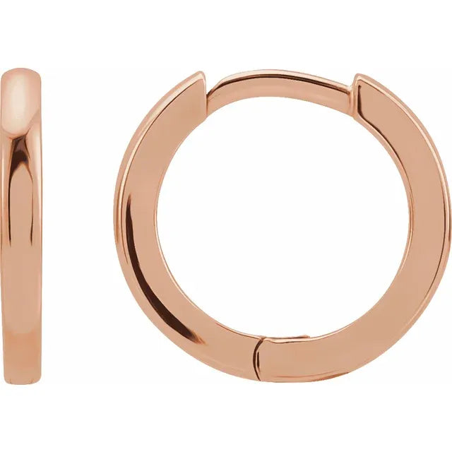 15mm Hinged Hoop Earrings