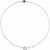 Classic Bezel Set Solitaire Bracelet for Her