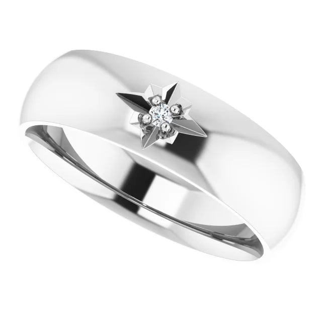 Stately Diamond Accent Wedding Band For Men My Bridal Ring