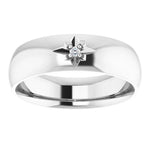 Load image into Gallery viewer, Stately Diamond Accent Wedding Band For Men
