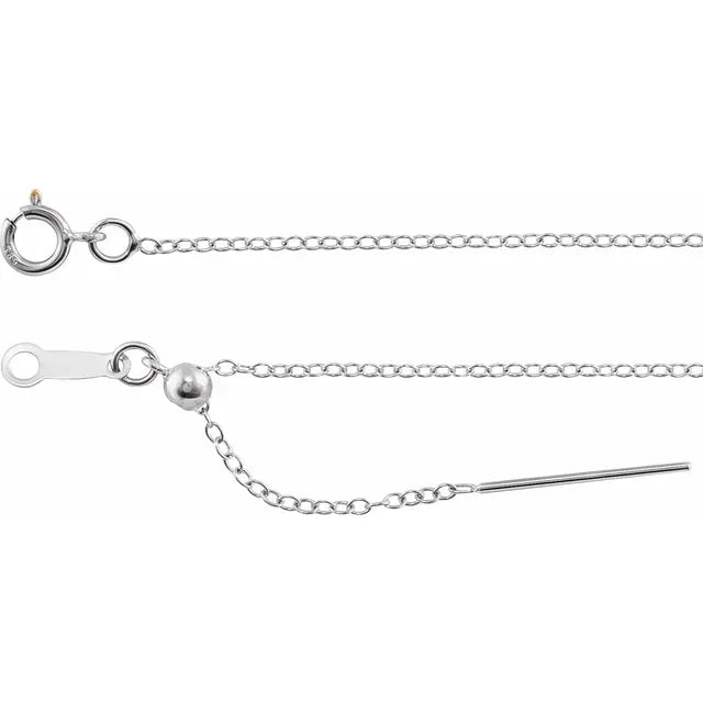 Adjustable Gold Cable Chain For Women