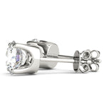 Load image into Gallery viewer, 4 Prong Round Diamond Stud Earrings
