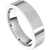 Flat Comfort Fit Wedding Band