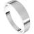 Flat Tapered Mens Wedding Band