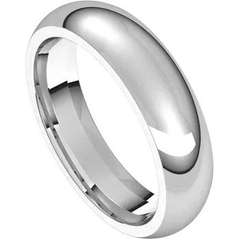 Half Round Men’s Classic Wedding Band