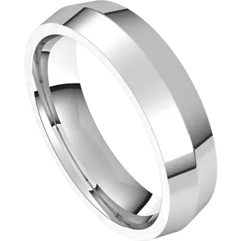 Knife Edge Men’s Wedding Band