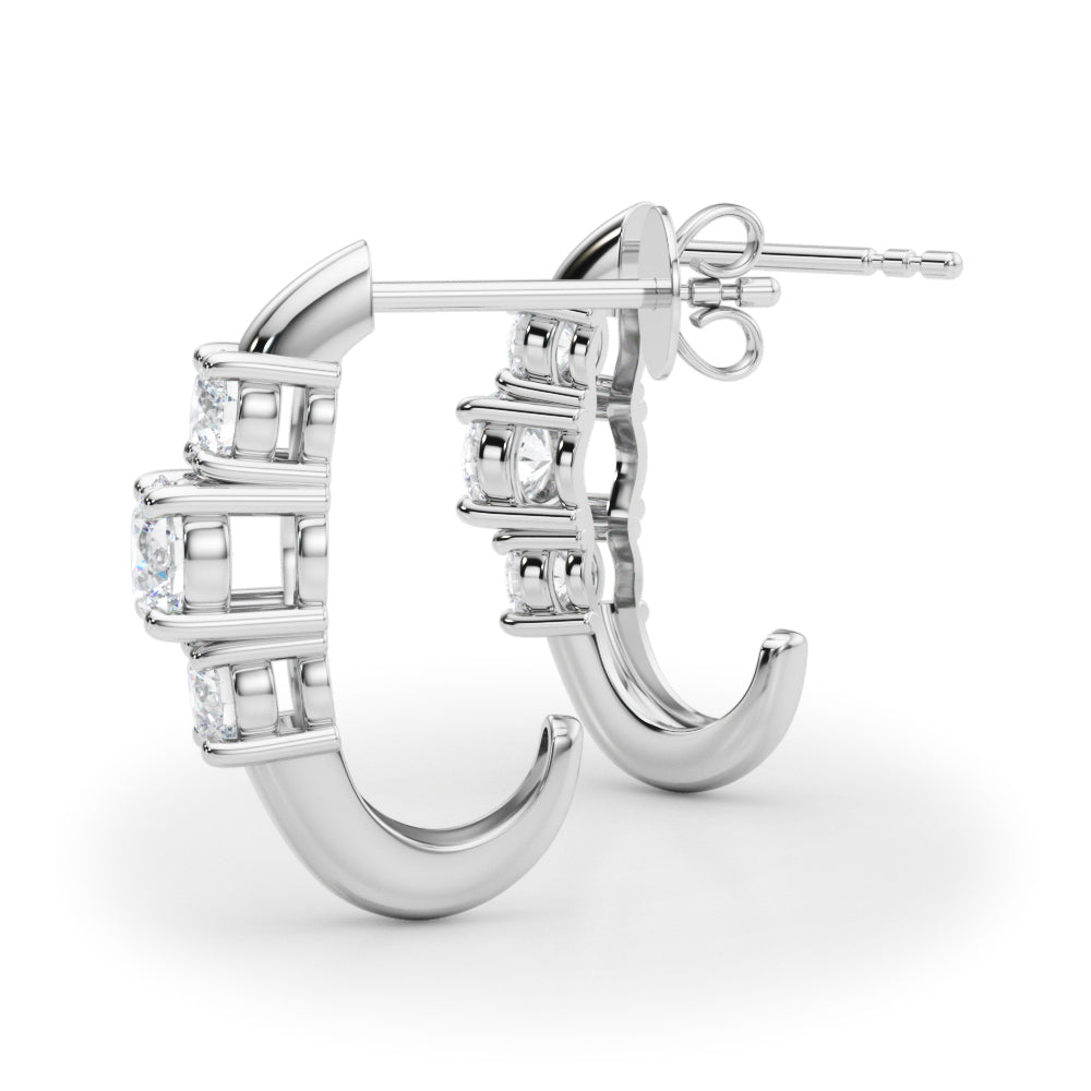 Twinkling Lab Grown Diamond Trio Studs