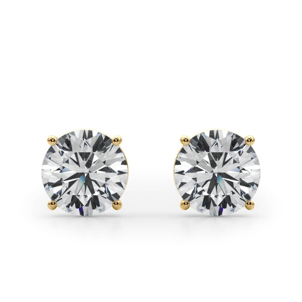 1/4 Carat Lab Grown Round Diamond Earrings
