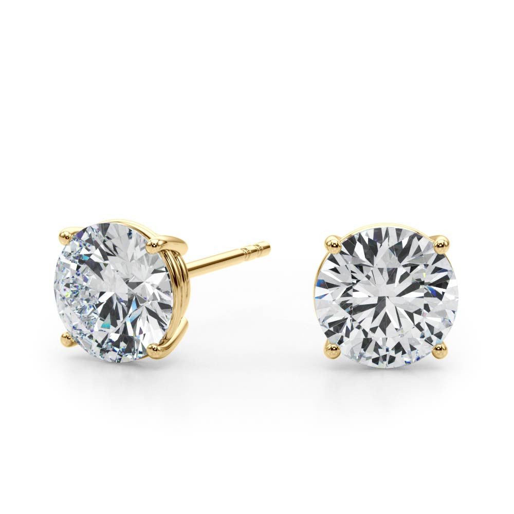 1/4 Carat Lab Grown Round Diamond Earrings