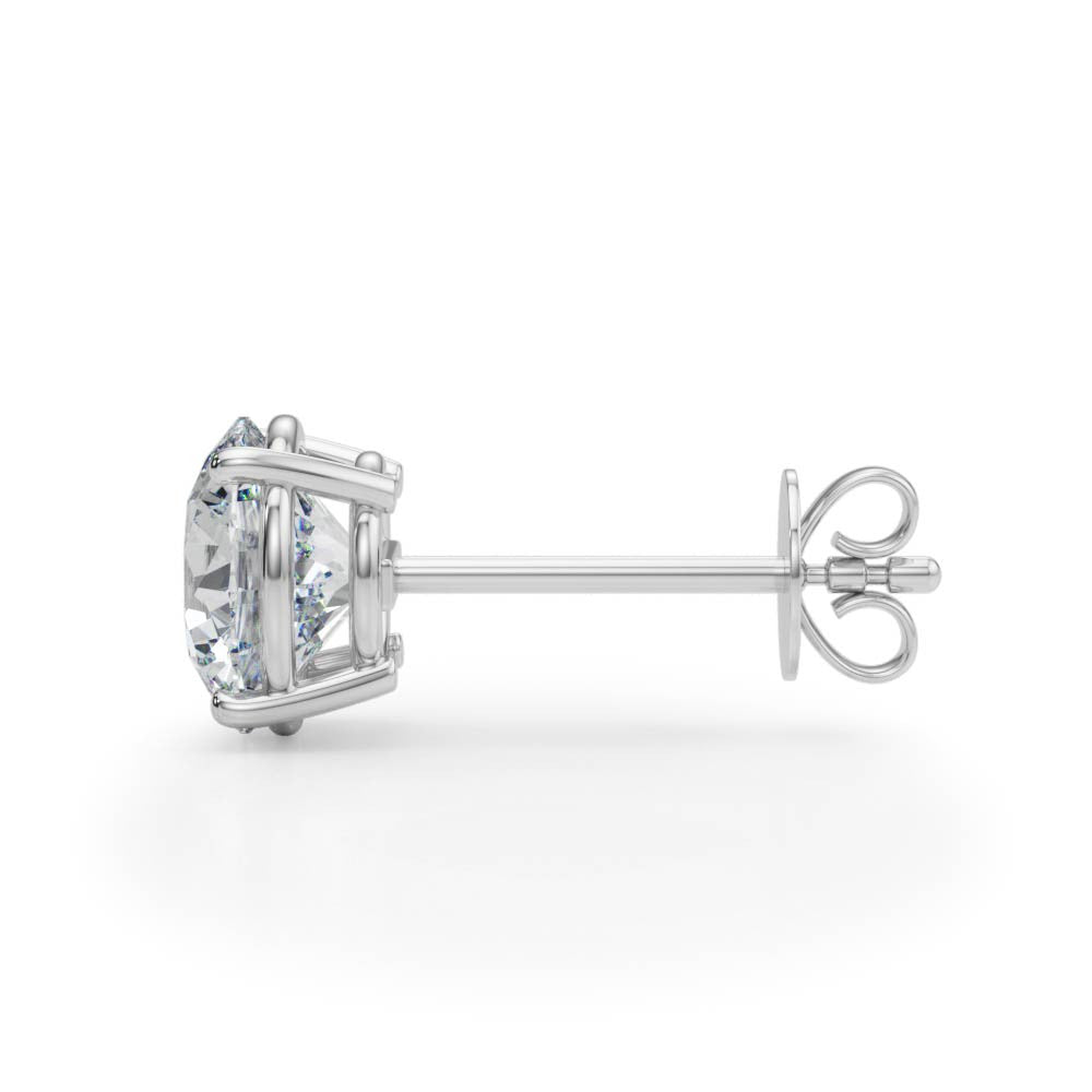 1/4 Carat Lab Grown Round Diamond Earrings