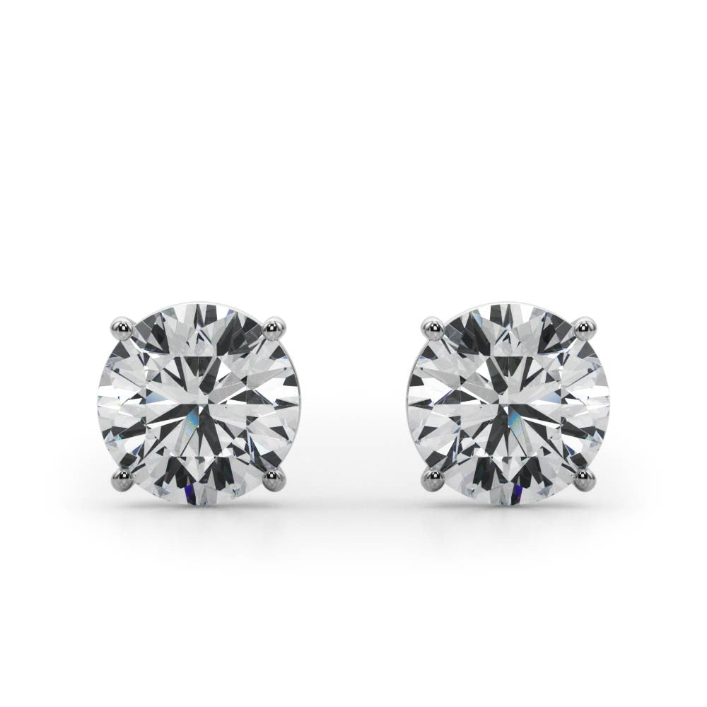 1/4 Carat Lab Grown Round Diamond Earrings