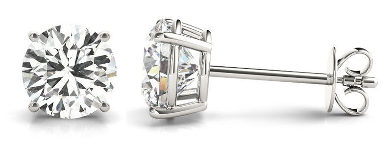 1/4 Carat Lab Grown Round Diamond Earrings