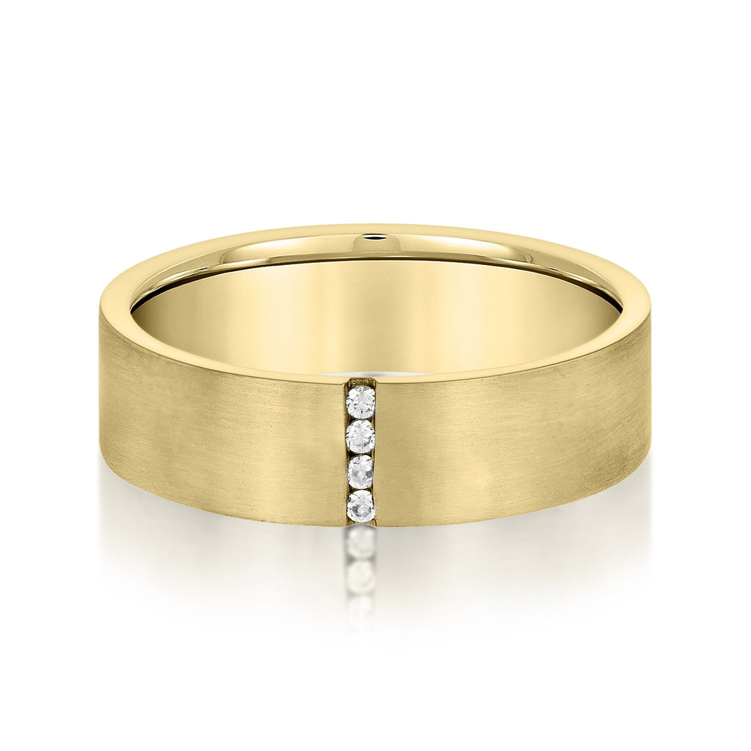 4 Stone Diamond Anniversary Ring