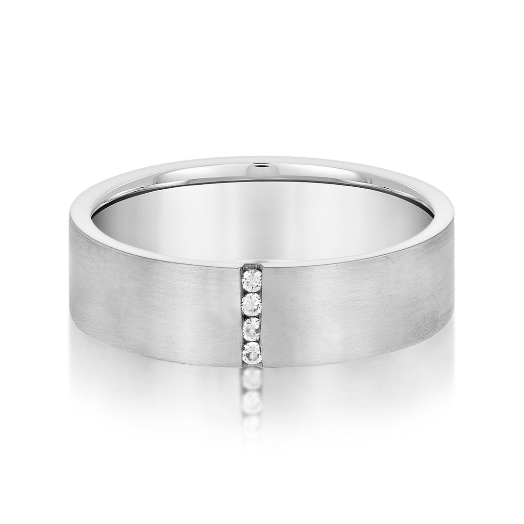 4 Stone Diamond Anniversary Ring